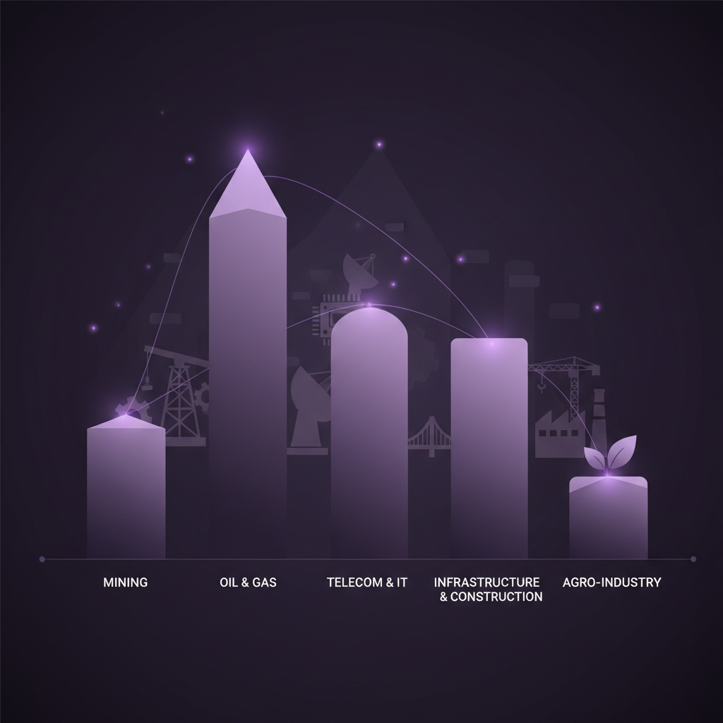 A comparison chart showing salary ranges for different engineering sectors in Ma